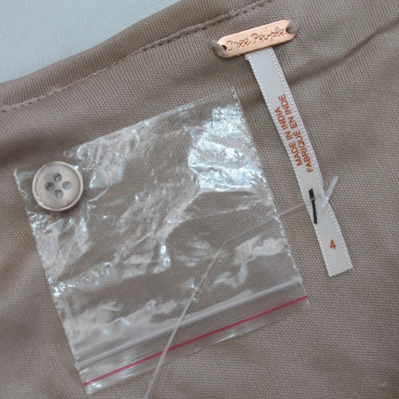 Free People Sequin Zip Front Mini Skirt NWOT - Picture 8 of 8